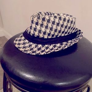 Black & White Checkered Fedora